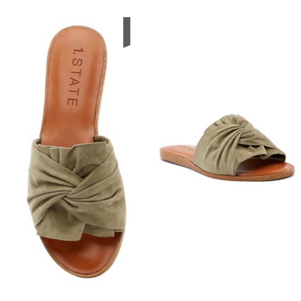 1.State Chevvon Slide Sandal Size 5 NWT